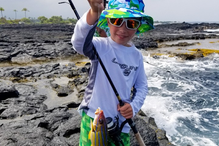 fishing kid